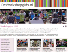Tablet Screenshot of deworkshopgids.nl